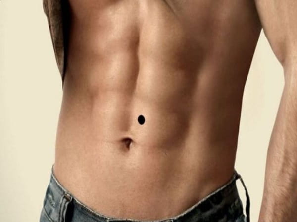 Xem tướng nốt ruồi ở bụng đàn ông