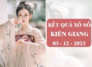 Thống kê kết quả XS Kiên Giang ngày 3/12/2023 Chủ Nhật