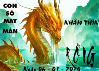 Nhận định con số may mắn tuổi Nhâm Thìn ngày 6/1/2024