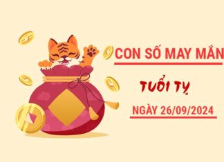 Con số may mắn tuổi Tỵ ngày 26/9/2024 thứ 5 hôm nay