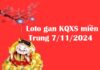 Loto gan KQXS miền Trung 7/11/2024