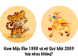 Nam tuổi Dần 1998 nữ tuổi Mùi 2003 lấy nhau tốt xấu sao?