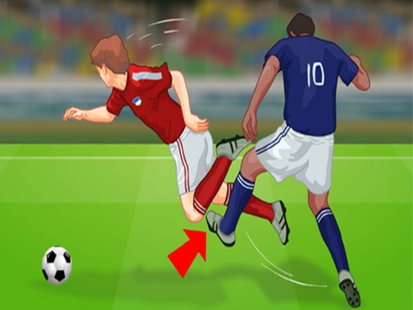 Lỗi kê chân trong bóng đá Lỗi kê chân trong bóng đá