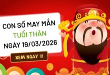 con số may mắn ngày 19/03/2026 tuổi Thân